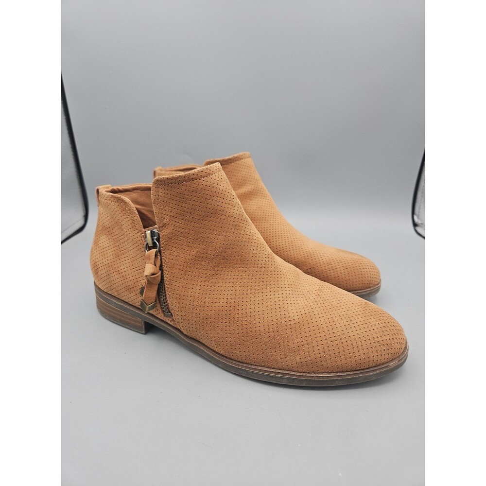 Dr. Scholl's Astir Women's Size 9 Tan Suede Boots Booties Ankle